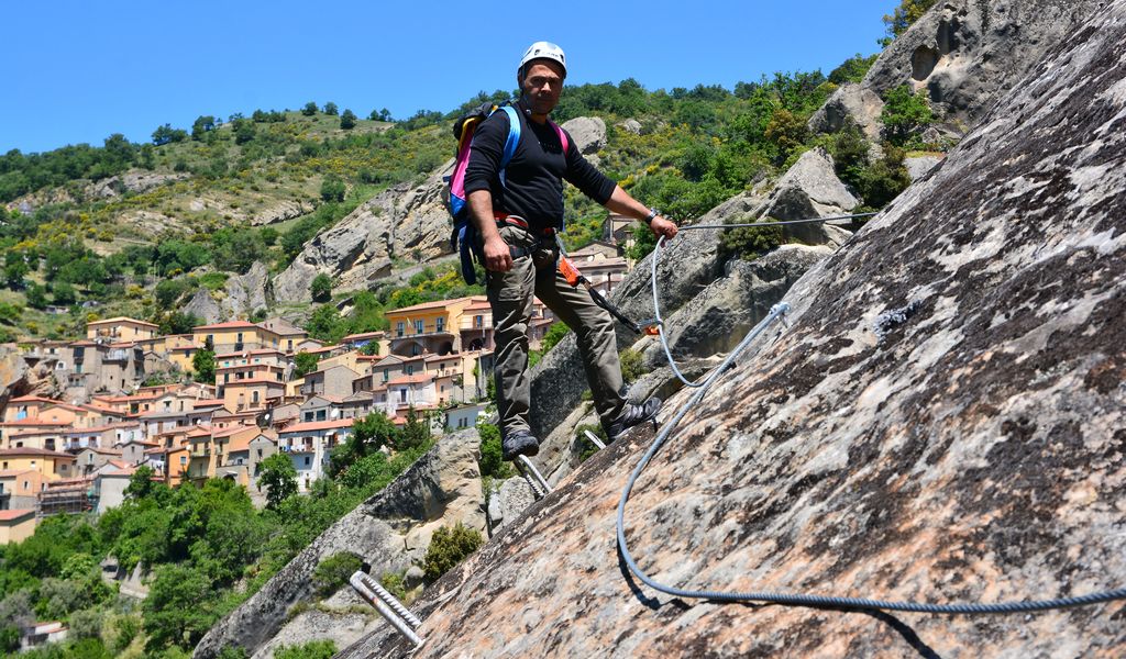 la via ferrata