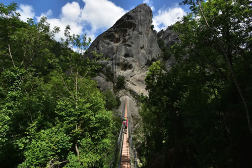 Ponte Nepalese Dolomiti Lucane