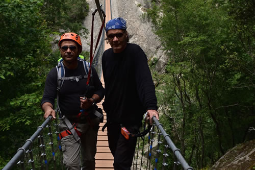 Ponte Nepalese Dolomiti Lucane